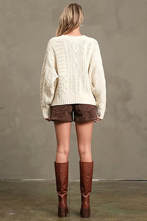 Brown Suede Shorts