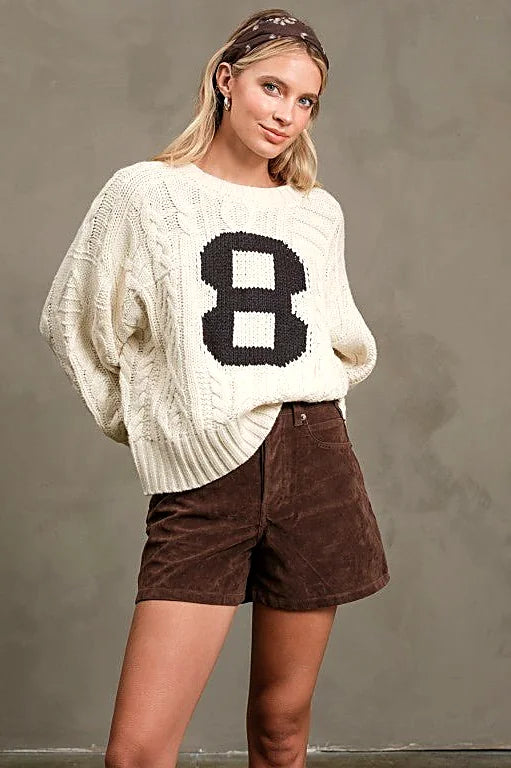 Front pockets on the mid rise brown shorts