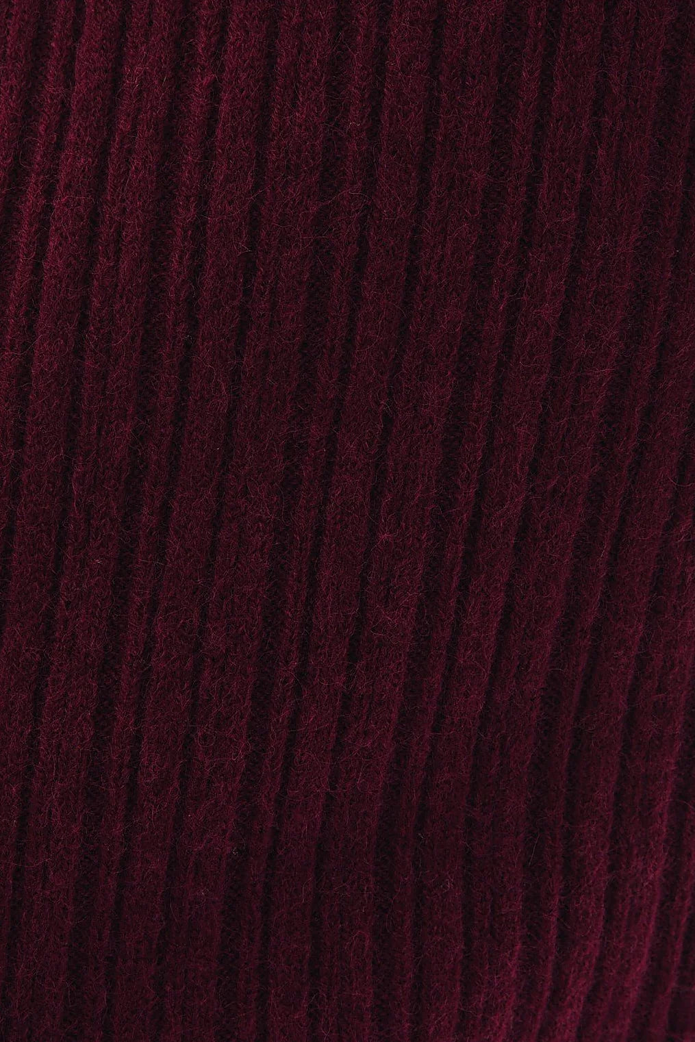 Burgundy Maxi Sweater Skirt
