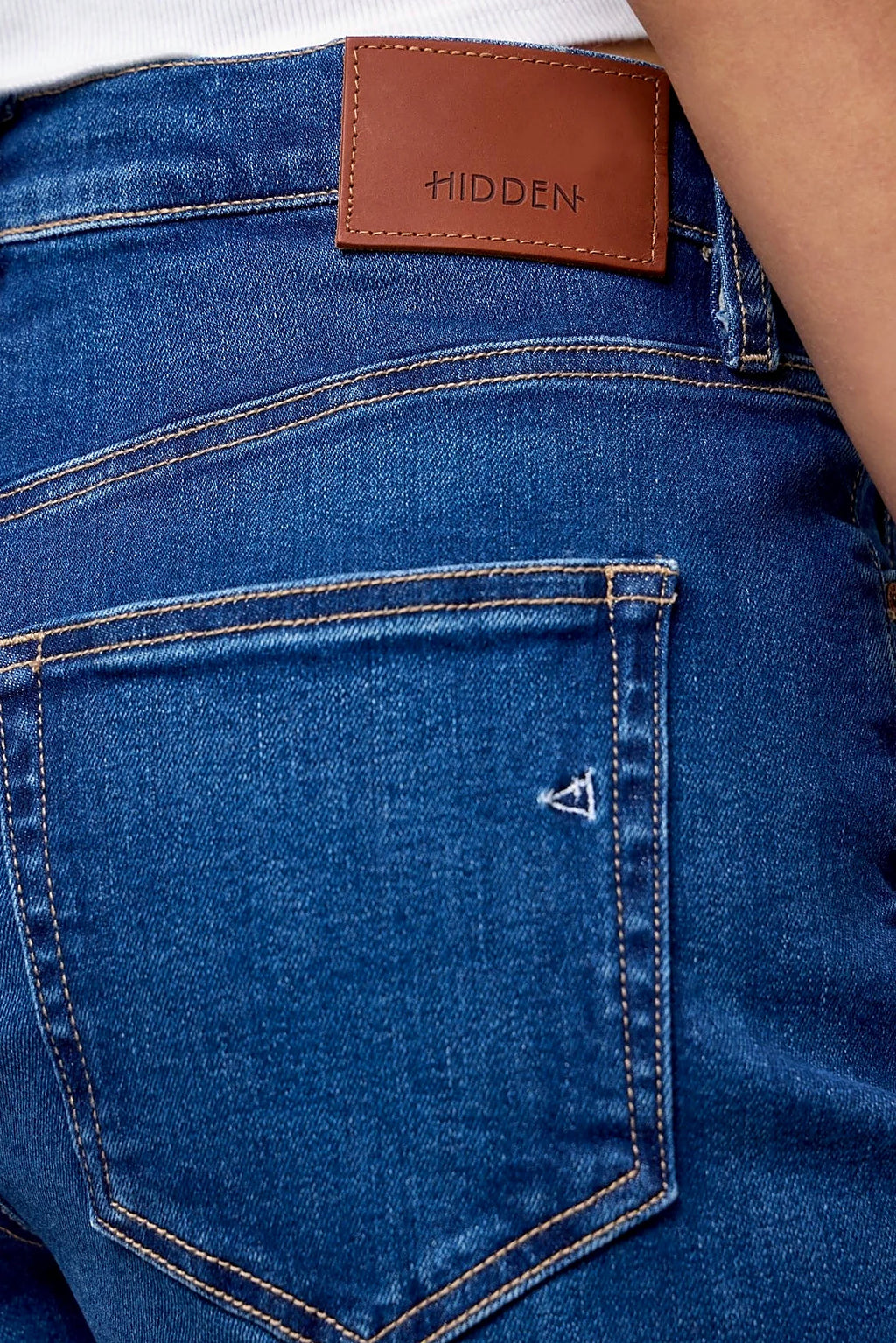 Dark Wash High Rise Shorts