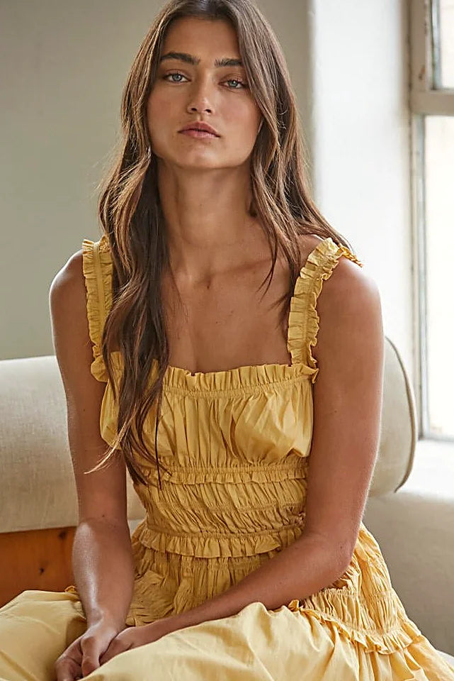 Maxi Tangerine Dress